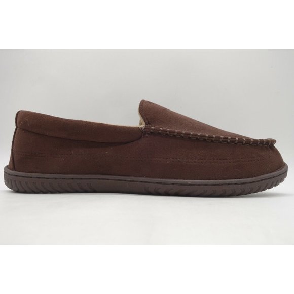 Izod Brown Moc Toe Lounge Slippers Shoes Men\'s XXL 13 - 14 main image 5